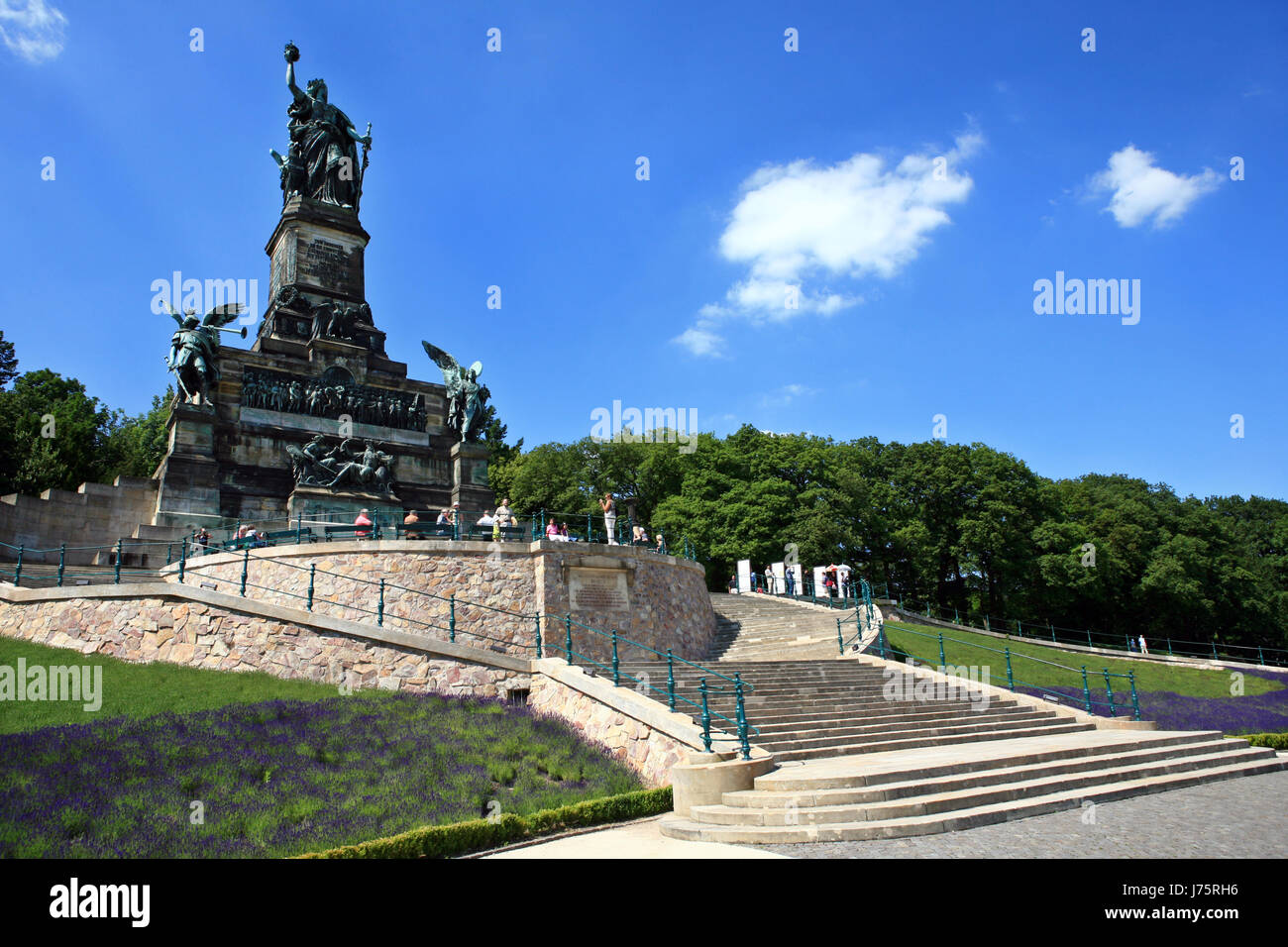 Histoire monument allemand de Hesse la république fédérale d'Allemagne Rhin moyen Banque D'Images