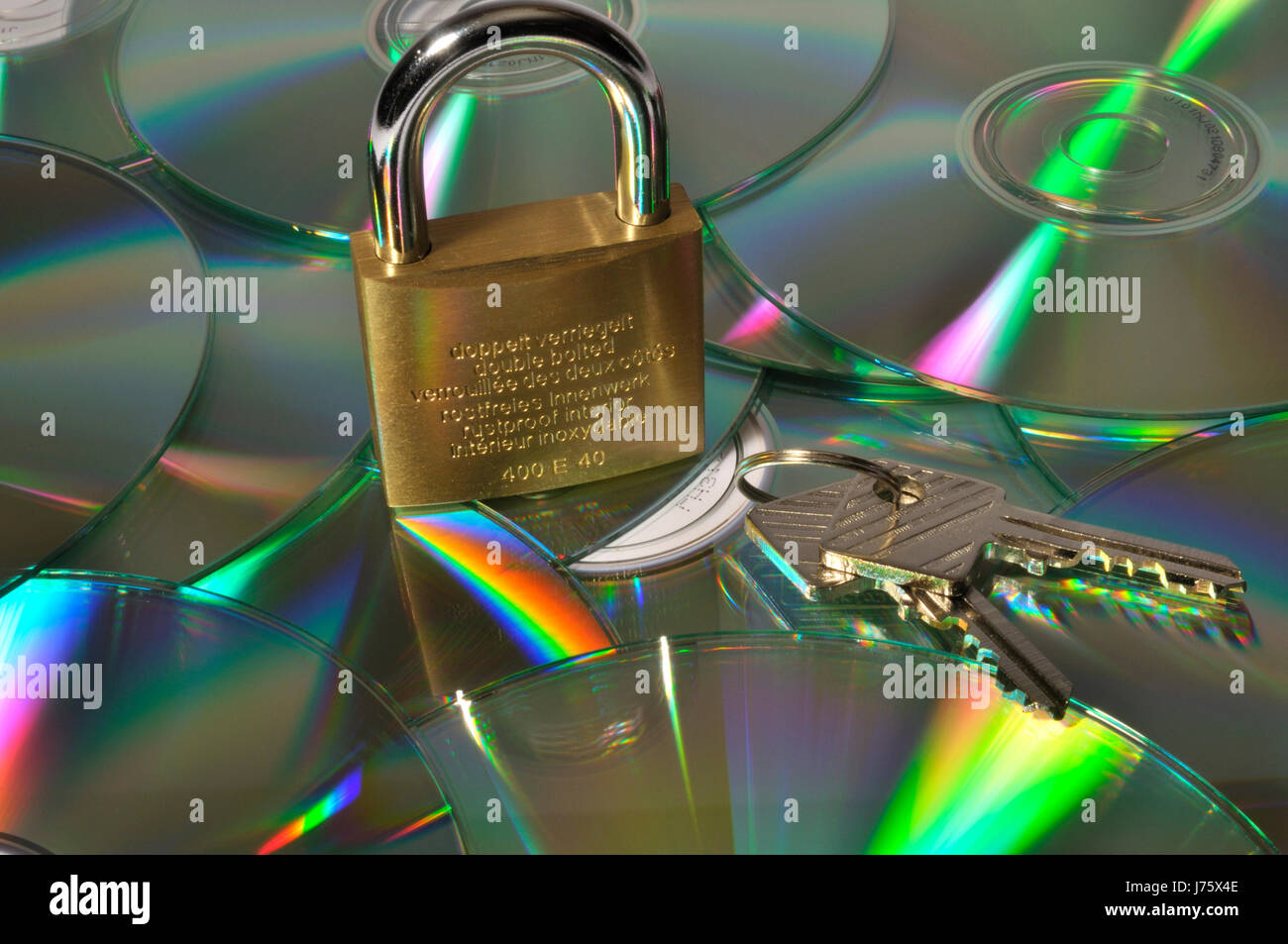 CD dvd de copie copie piratée protection des données protection des données  Droit de reproduction Photo Stock - Alamy