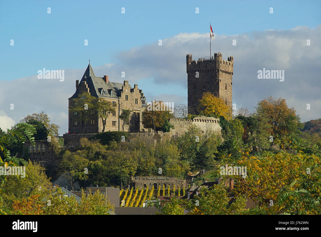 Bingen burg klopp - bingen château klopp 01 Banque D'Images