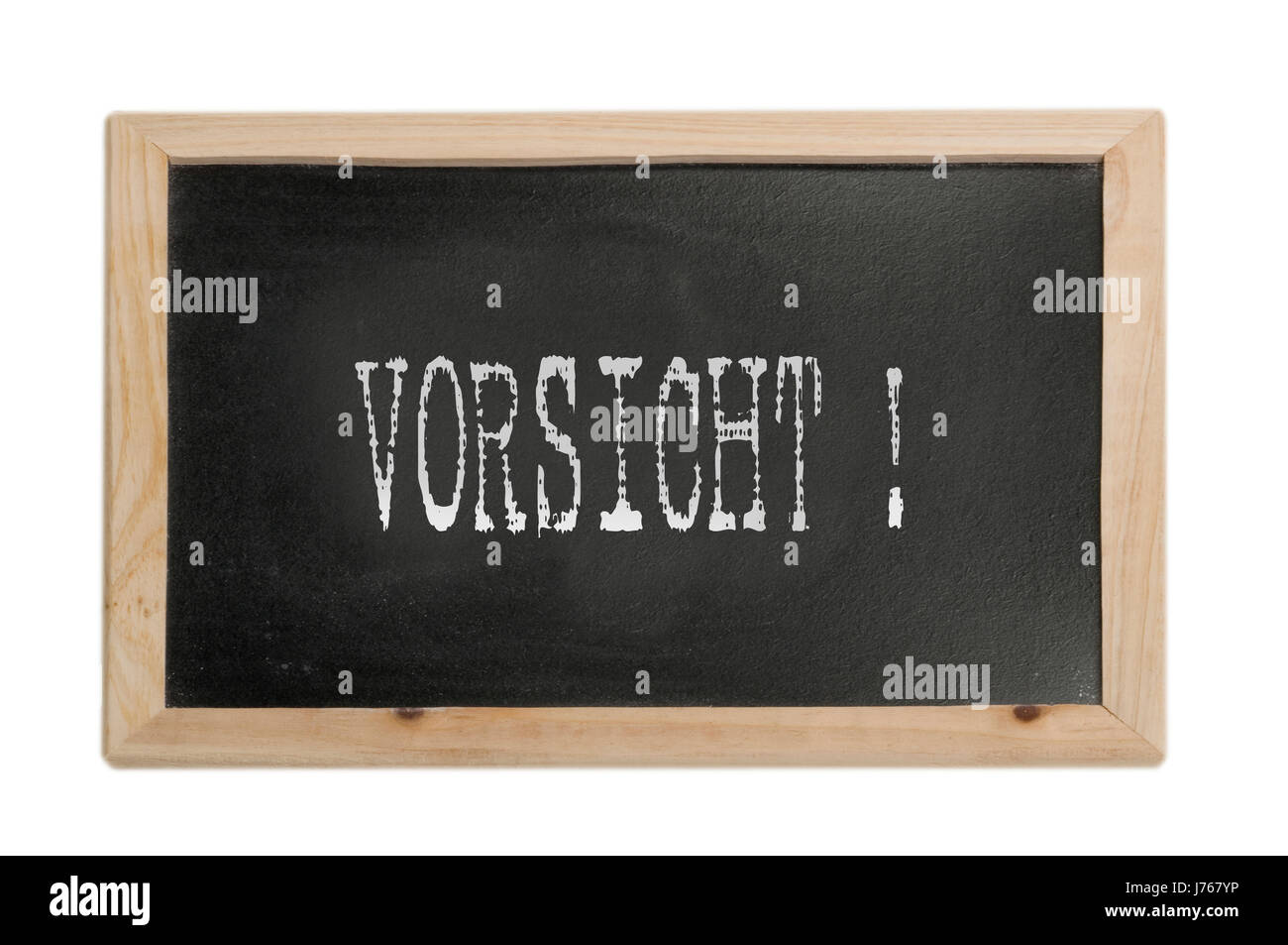 Carte attention danger attention verdict craie aide aide aide support hint Banque D'Images