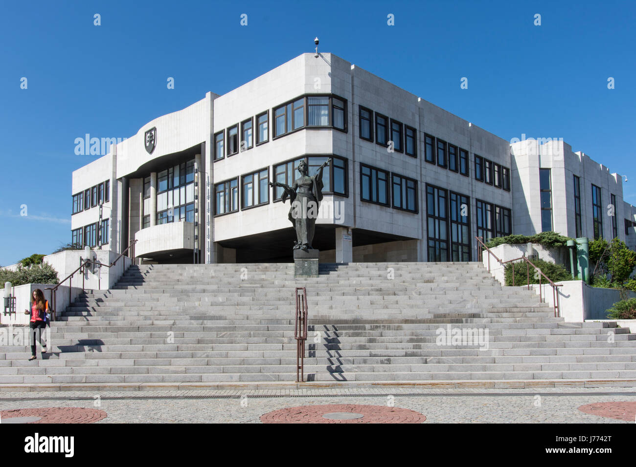 Le parlement slovaque à Bratislava Banque D'Images