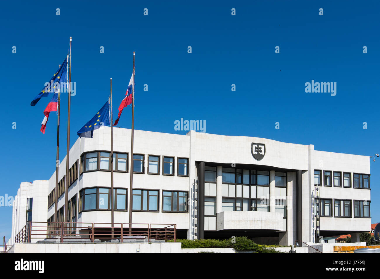 Le parlement slovaque à Bratislava Banque D'Images