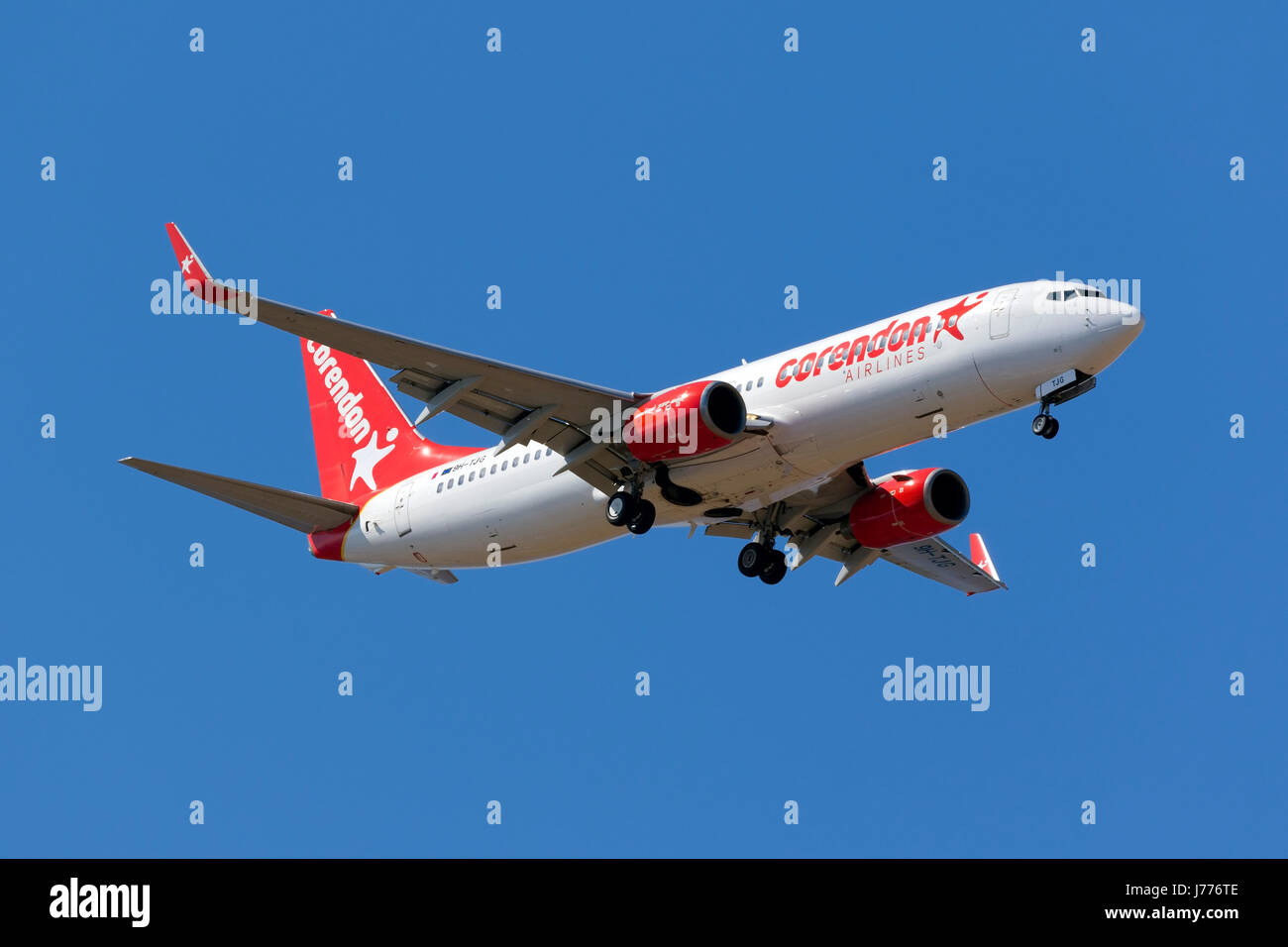 Corendon Airlines Boeing 737-86J [9H] TJG-piste d'atterrissage 31, déjà enregistré en TC-TJG. Banque D'Images