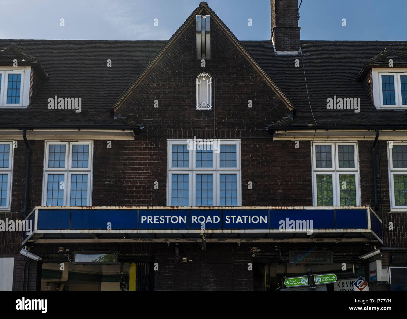 Preston Road station Banque D'Images