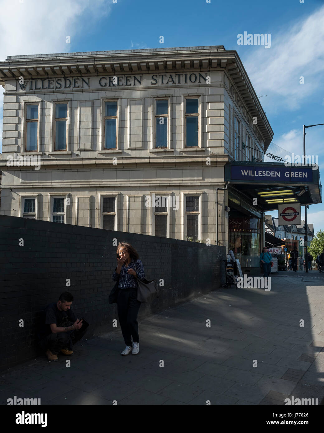 La station Willesden Green Banque D'Images