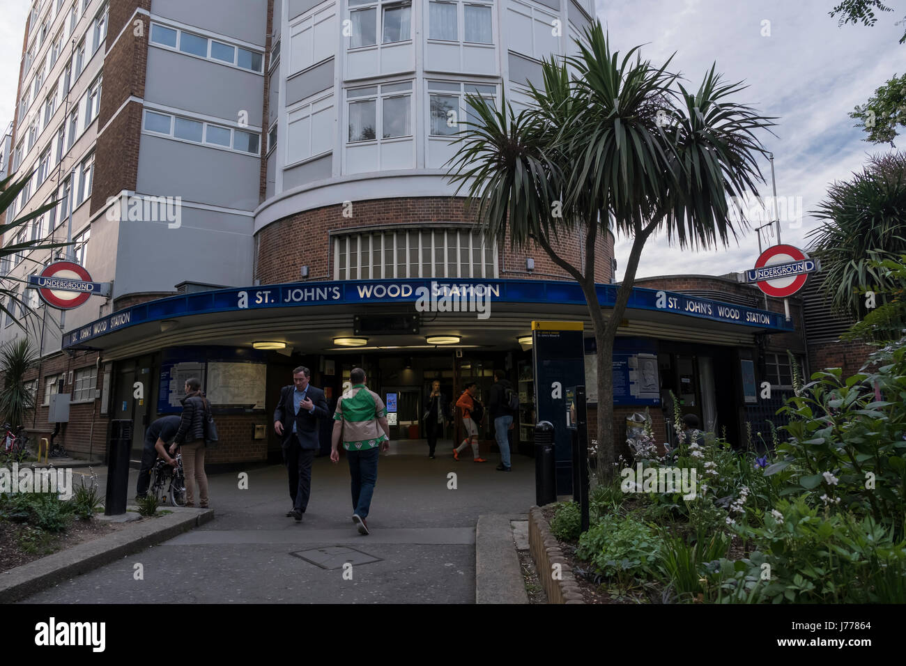 La station de St John's Wood Banque D'Images