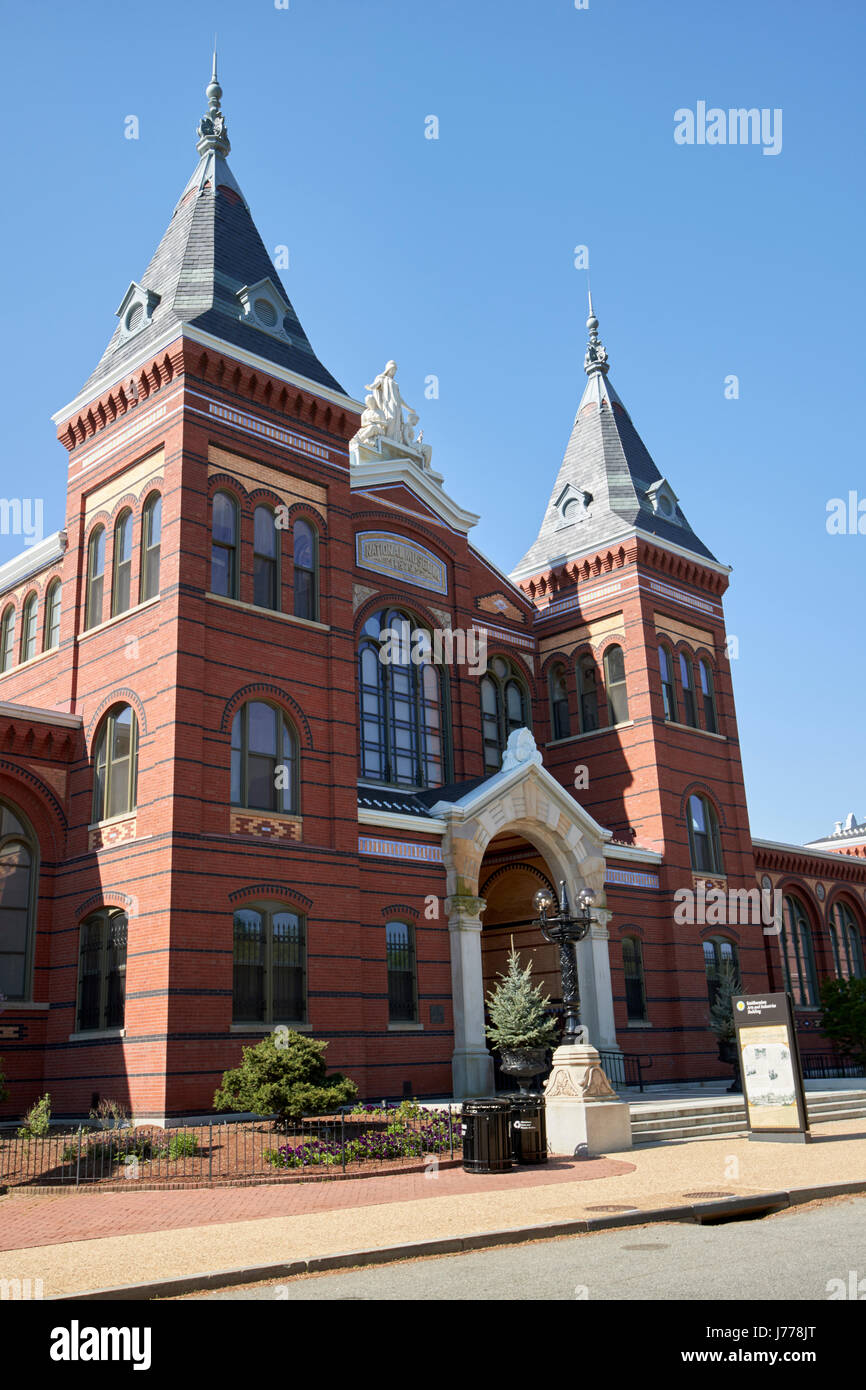 Smithsonian les arts et les industries building Washington DC USA Banque D'Images