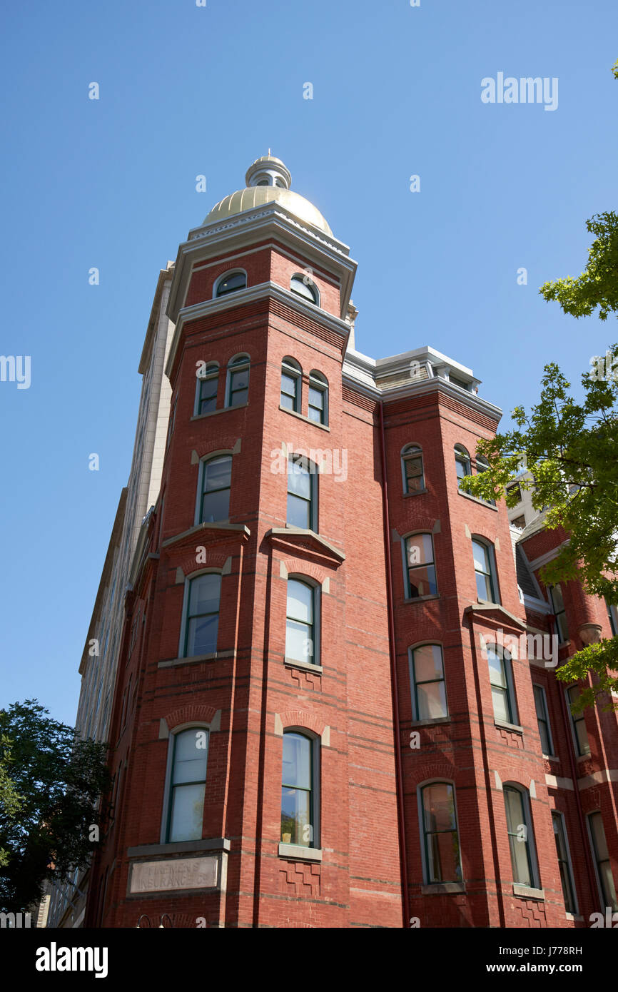 Compagnie d'assurance Fireman's building Washington DC USA Banque D'Images