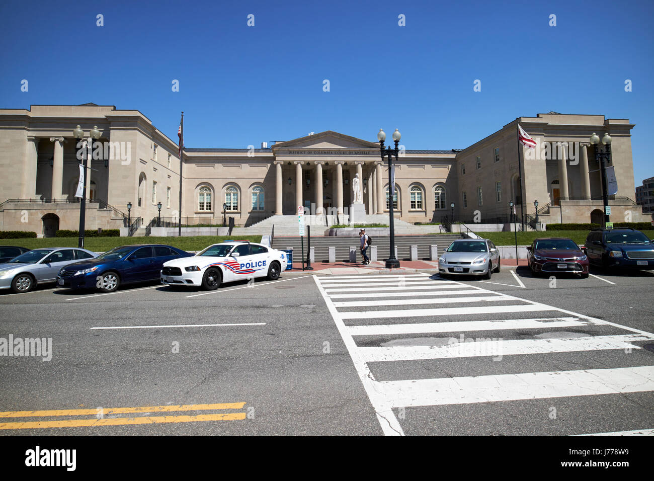 District de Columbia City Hall maintenant la cour d'appel judiciaire Square Washington DC USA Banque D'Images