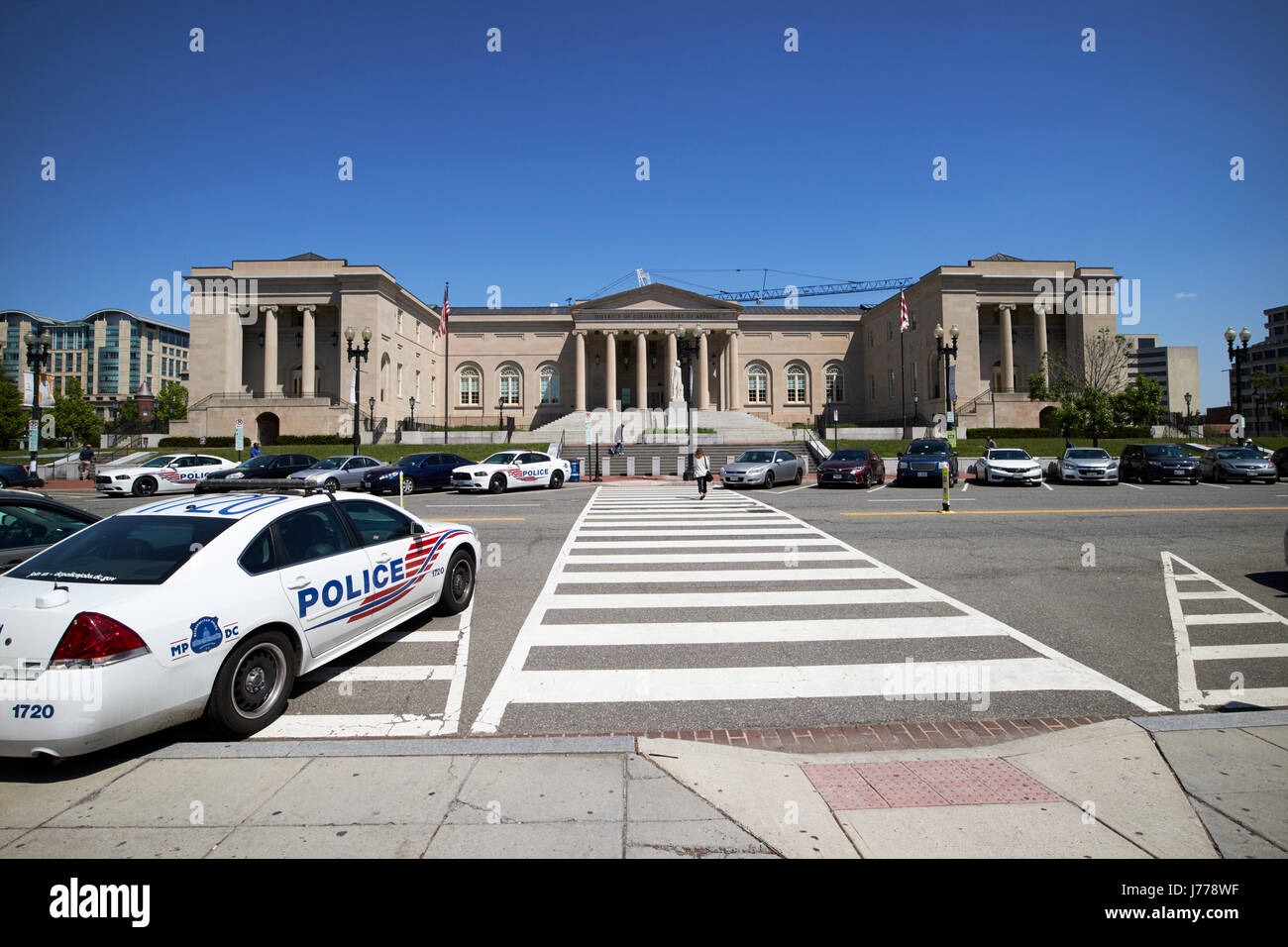District de Columbia City Hall maintenant la cour d'appel judiciaire Square Washington DC USA Banque D'Images