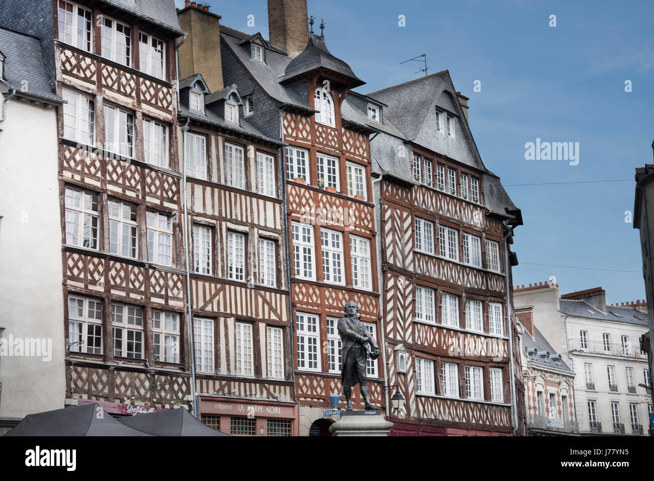 Centre ville rennes Banque D'Images