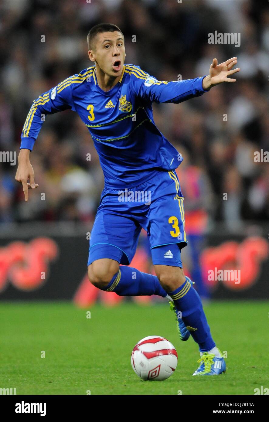 YEVGEN KHACHERIDI UKRAINE DYNAMO KIEV UKRAINE & Dynamo Kiev Stade de Wembley Londres Angleterre 11 Septembre 2012 Banque D'Images