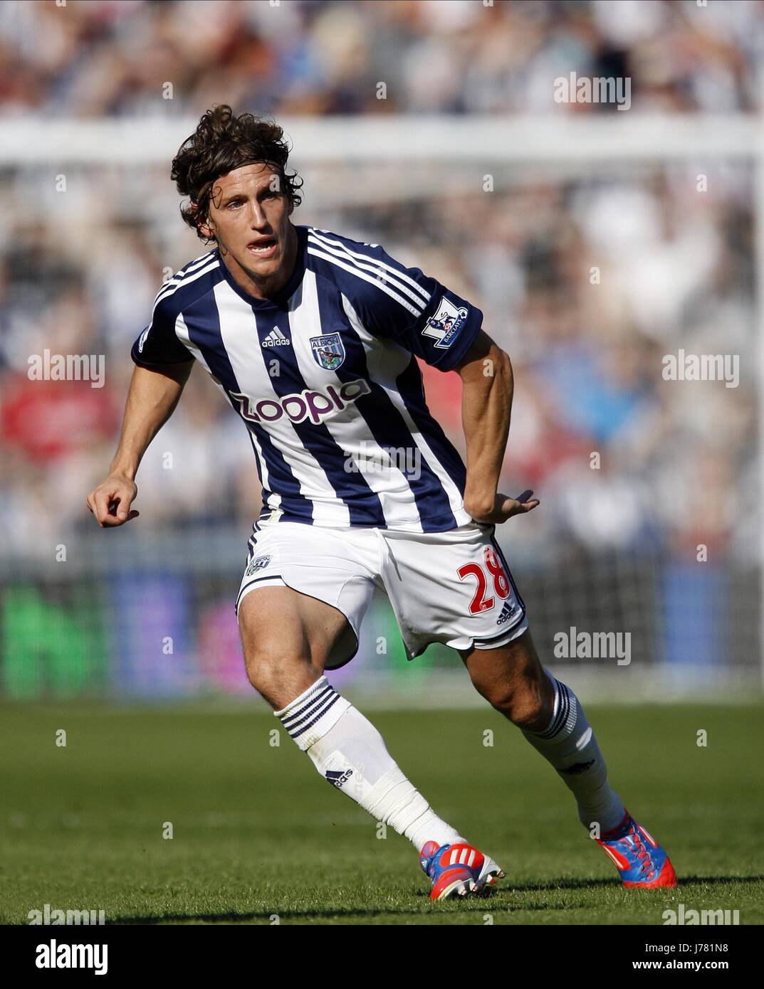 BILLY JONES West Bromwich Albion FC THE HAWTHORNS WEST BROMWICH ANGLETERRE 22 Septembre 2012 Banque D'Images