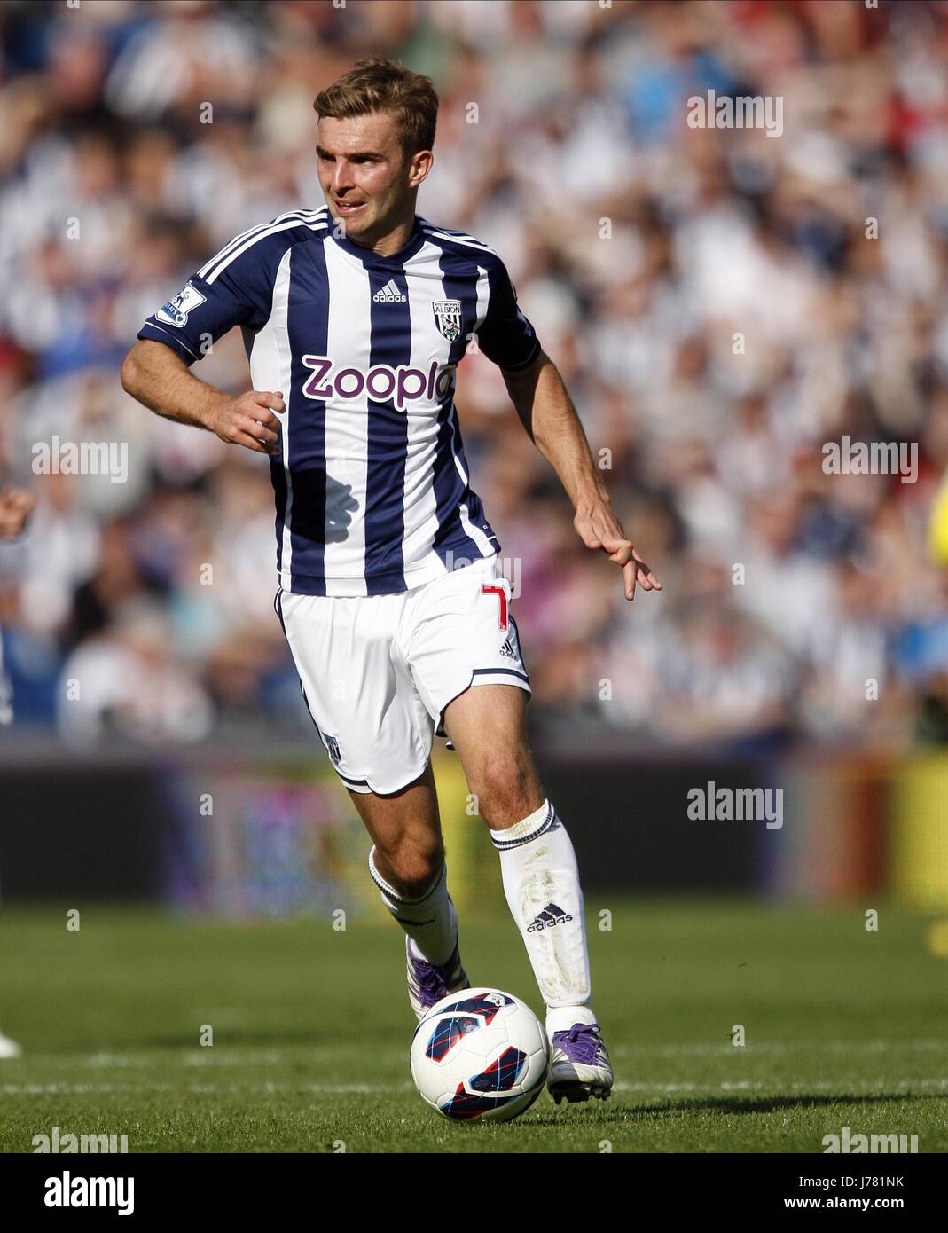 JAMES MORRISON West Bromwich Albion FC THE HAWTHORNS WEST BROMWICH ANGLETERRE 22 Septembre 2012 Banque D'Images