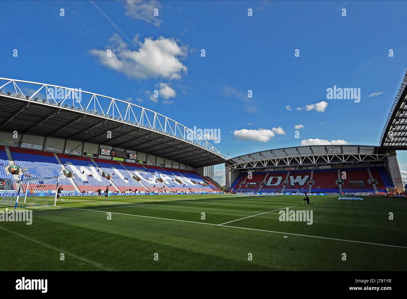 DW Stadium Wigan Athletic FC Wigan Athletic FC DW Stadium WIGAN ANGLETERRE 22 Septembre 2012 Banque D'Images