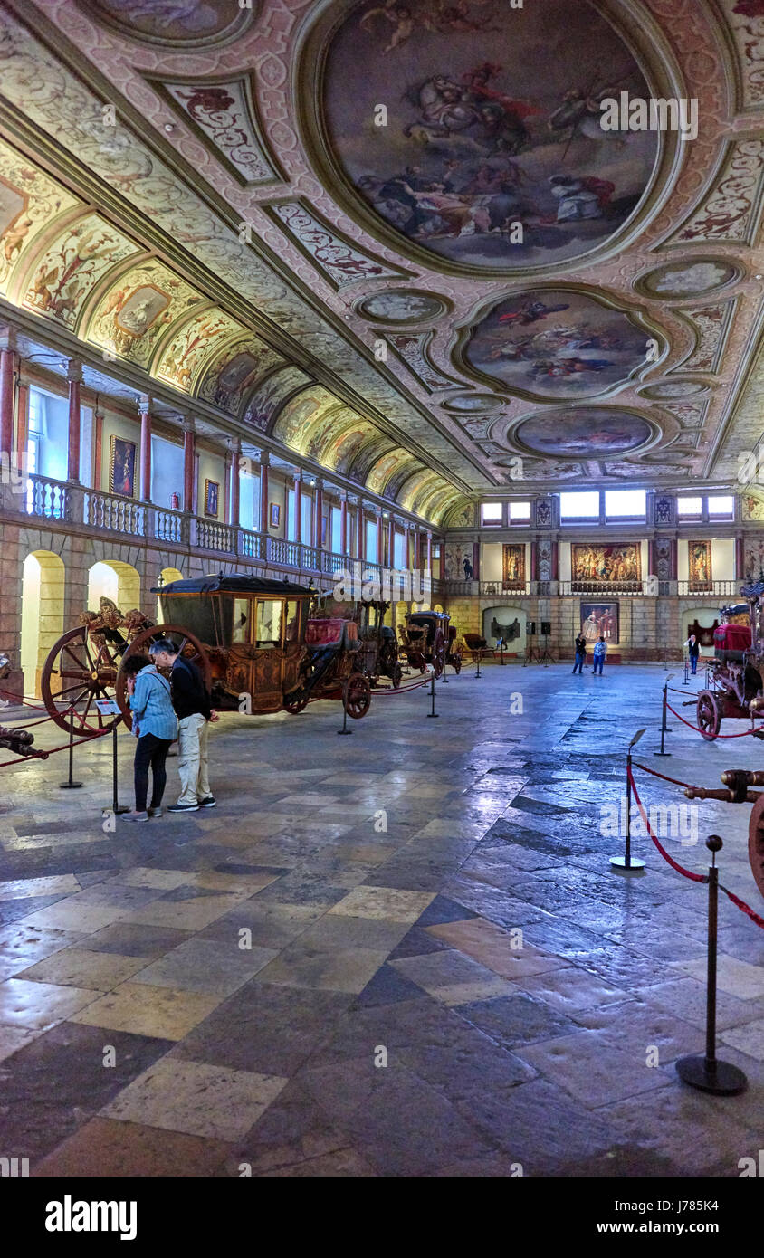 L'entraîneur National Museum (Portugais : Museu Nacional dos Coches) est situé sur le Afonso de Albuquerque Square dans le Belém Banque D'Images