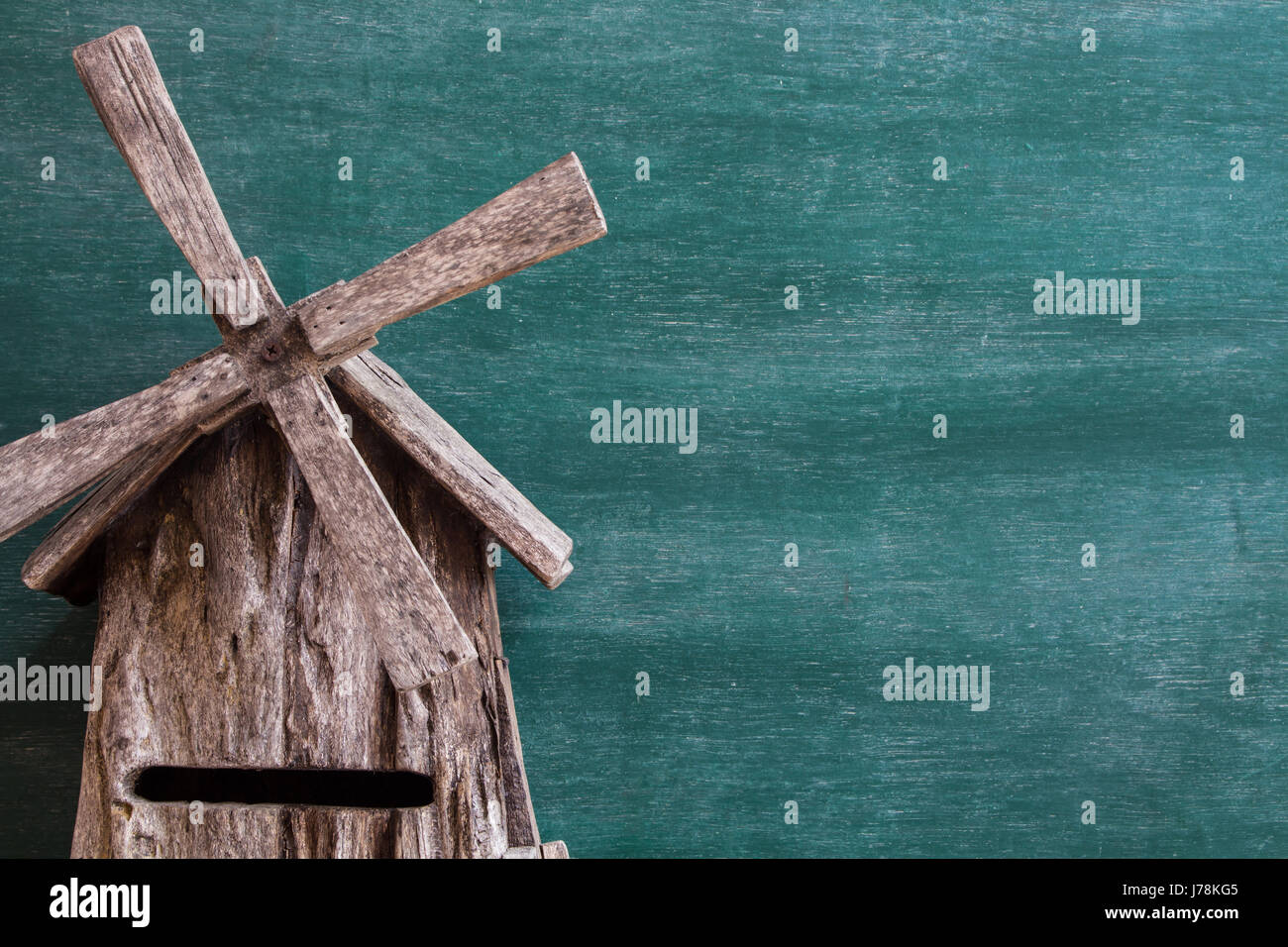 Moulin à vent et l'arrière-plan du tableau Banque D'Images