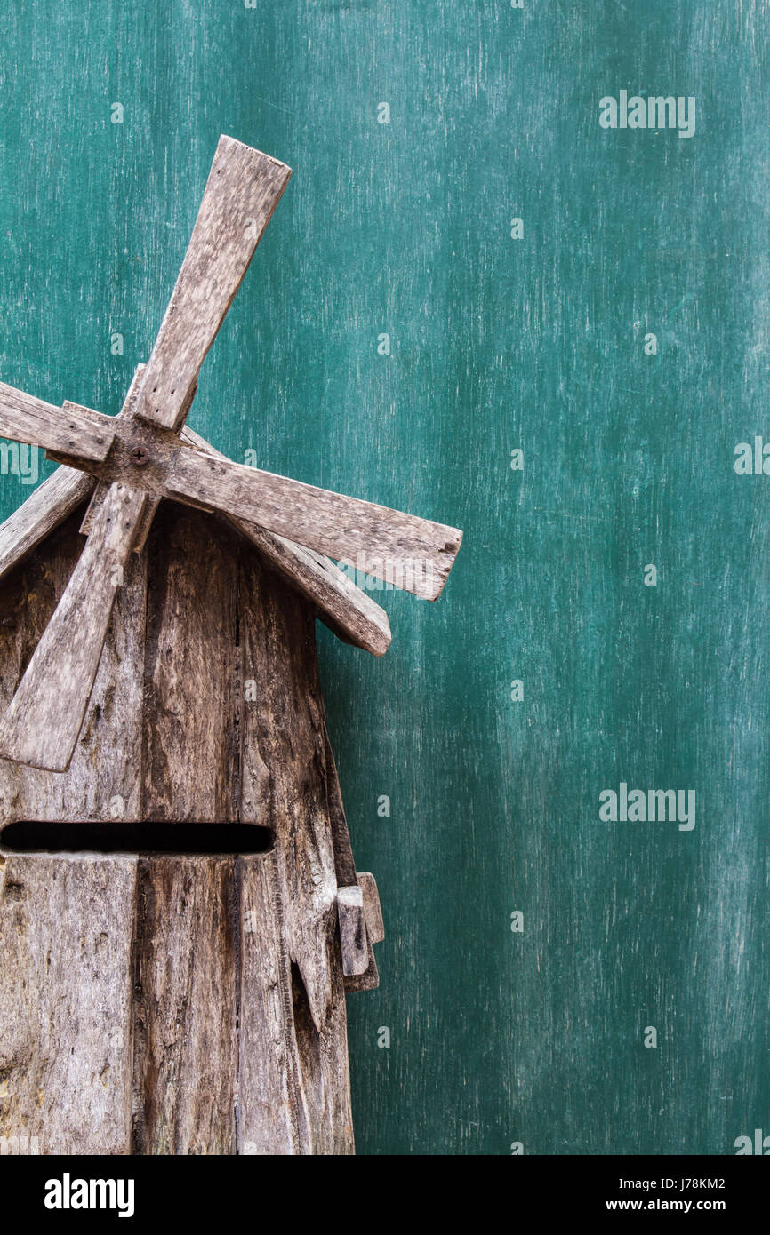 Moulin et de l'espace tableau historique Banque D'Images