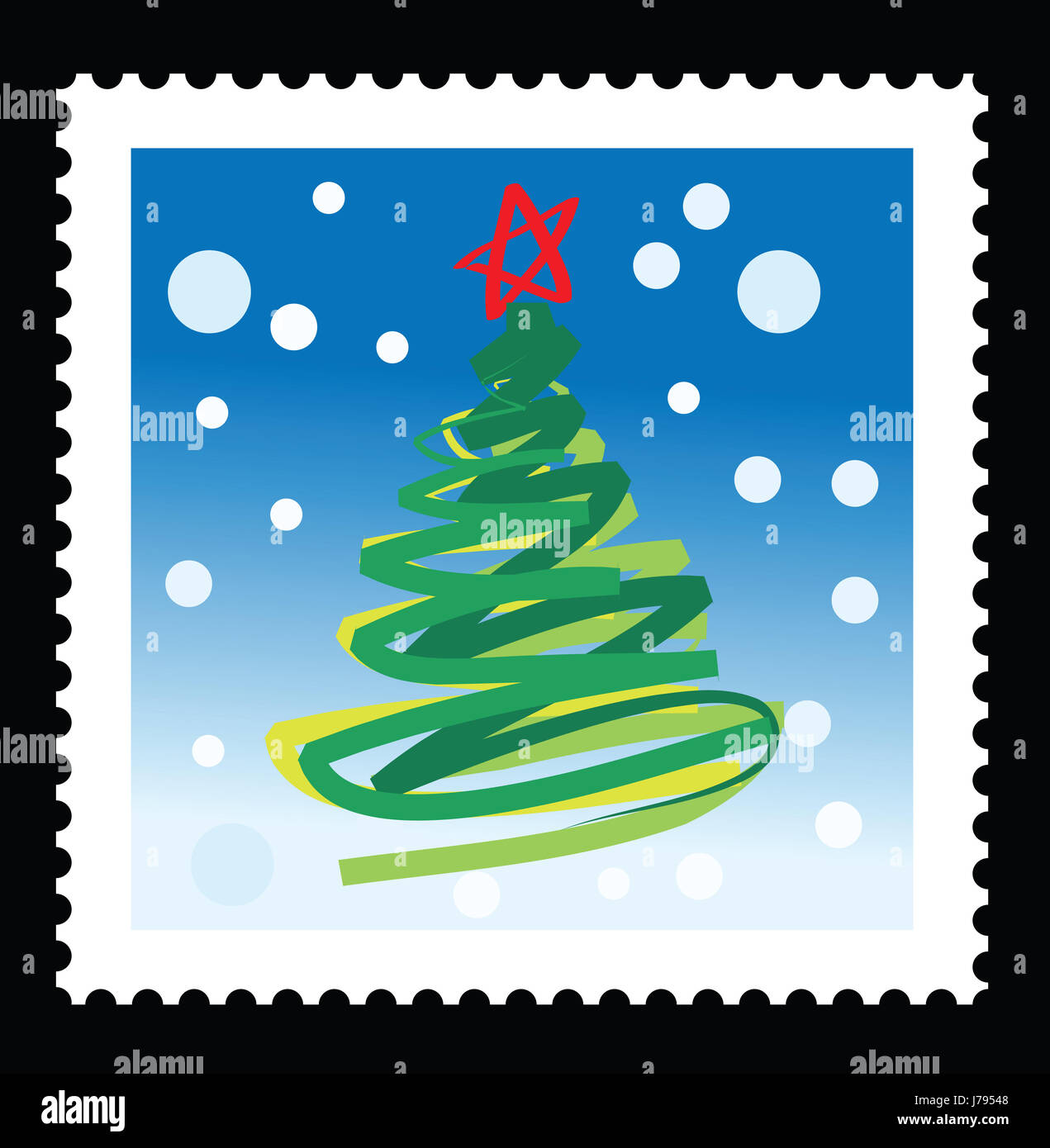 Maison de vacances locations de vacances vacances arbre timbres de Noël Noël-x-mas Banque D'Images