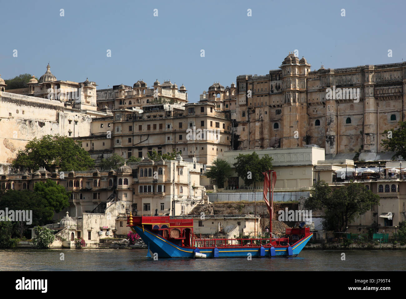 City palace udaipur Banque D'Images