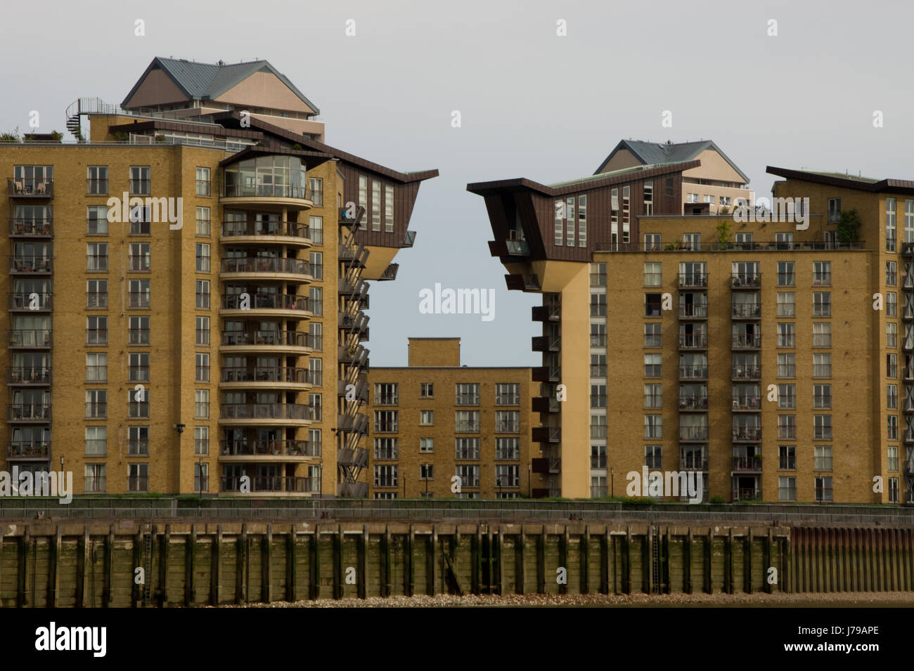 House boat banques londres architecture Banque D'Images