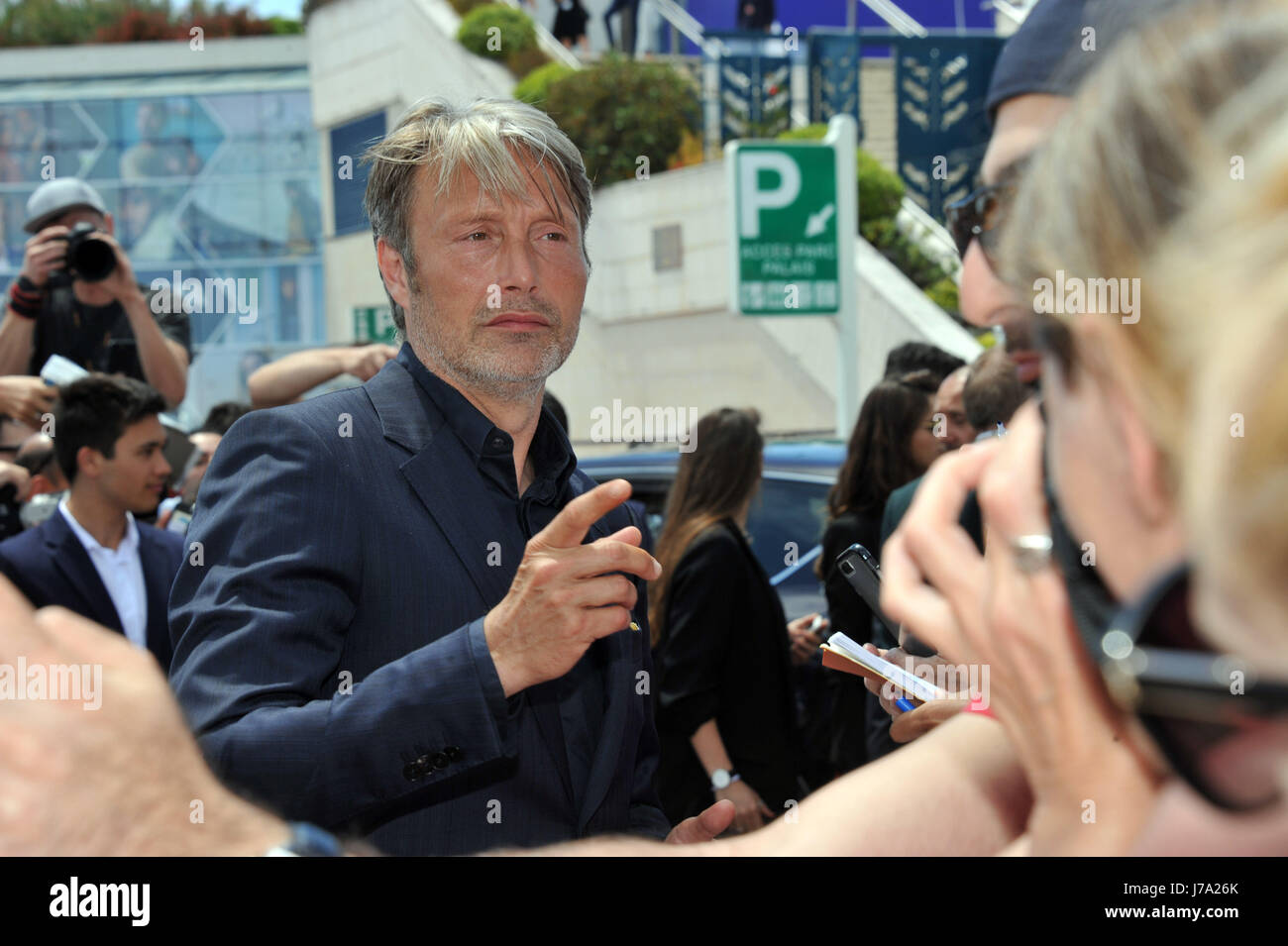70Â°Festival de Cannes 2017, festival del Celebrazioni présenté : Mads Mikkelsen Banque D'Images