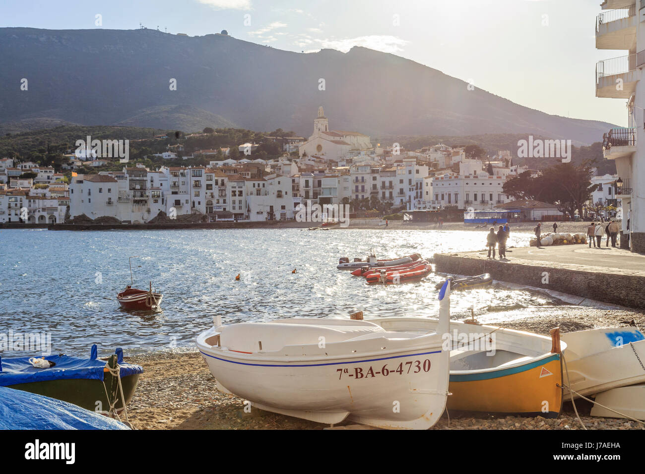 Espagne, Catalogne, Costa Brava, Cadaques Banque D'Images