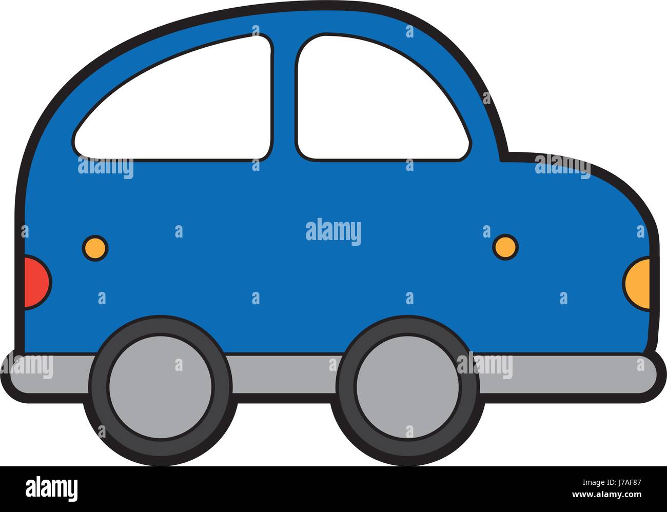Véhicule voiture icône isolé Illustration de Vecteur