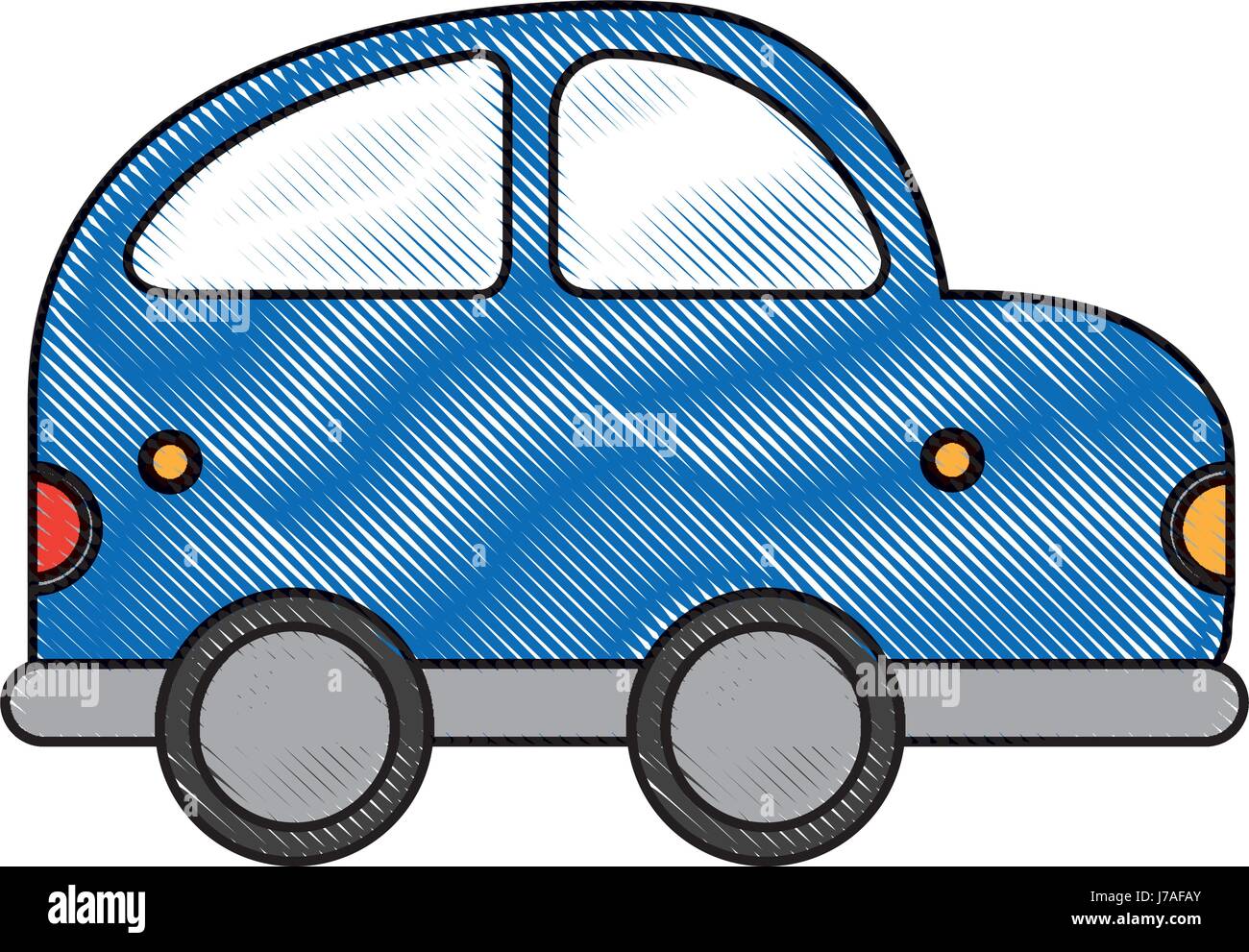 Véhicule voiture icône isolé Illustration de Vecteur