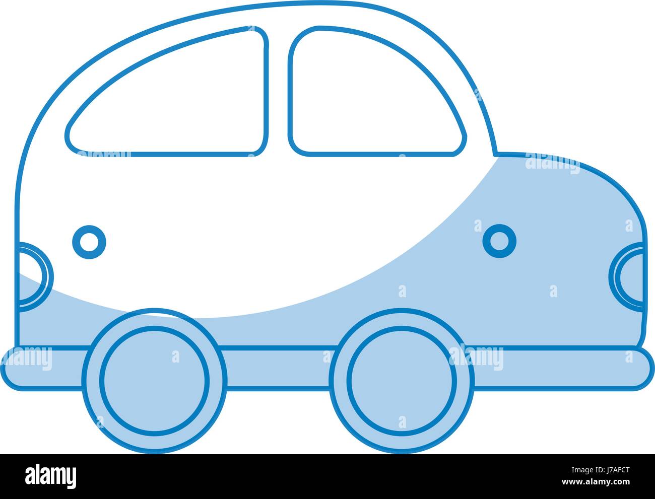 Véhicule voiture icône isolé Illustration de Vecteur