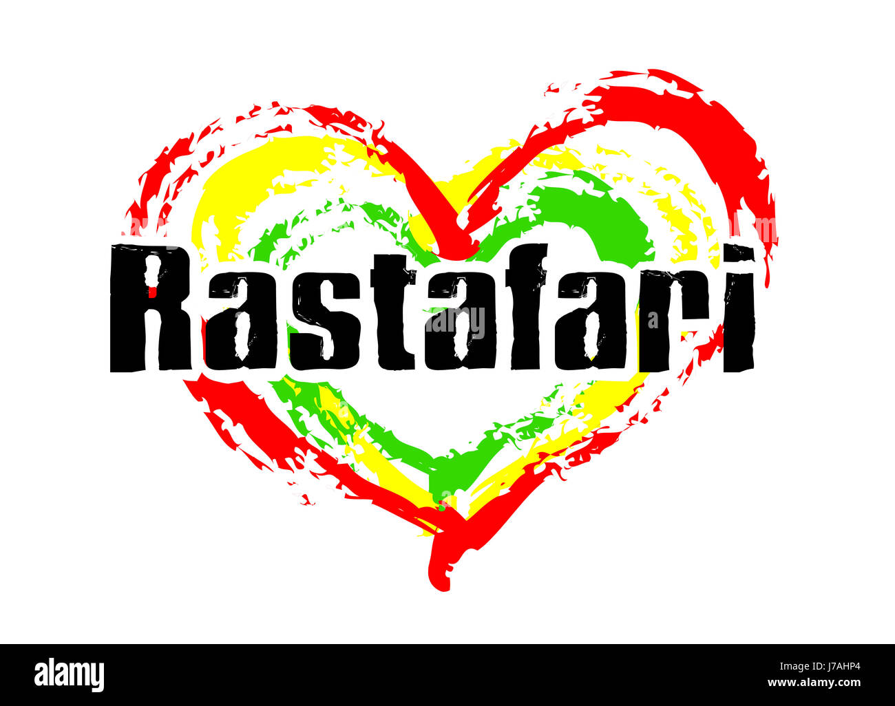 amour de Rastafari Banque D'Images