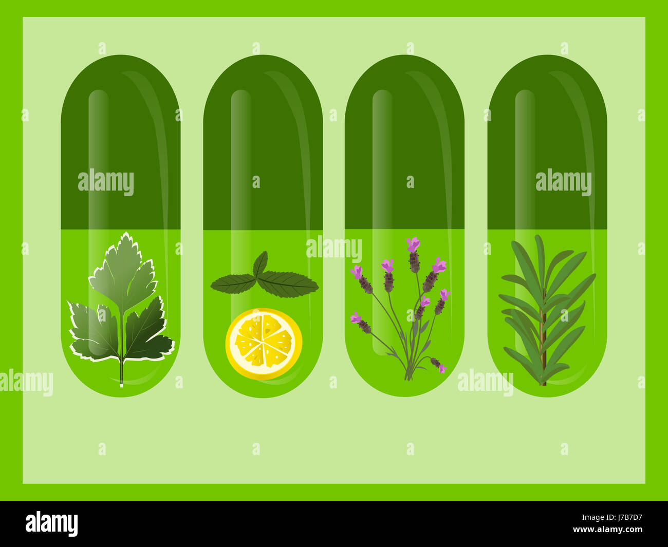 Illustration médicale de drogues à des fins médicales matériel anesthésique médicament dépendance Banque D'Images