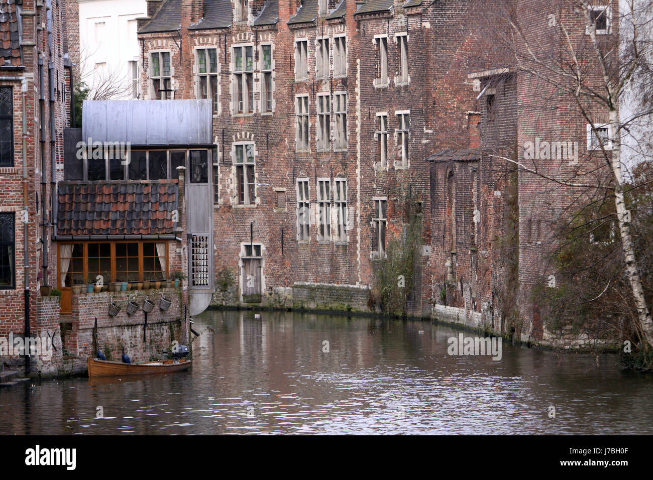 Billet d'histoire historique vieille ville ville ville canal de villes en dehors de l'Europe Banque D'Images