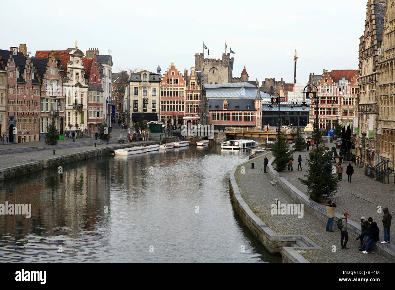 Récit de voyage de villes en dehors de l'Europe ville ville belgique style de construction Banque D'Images