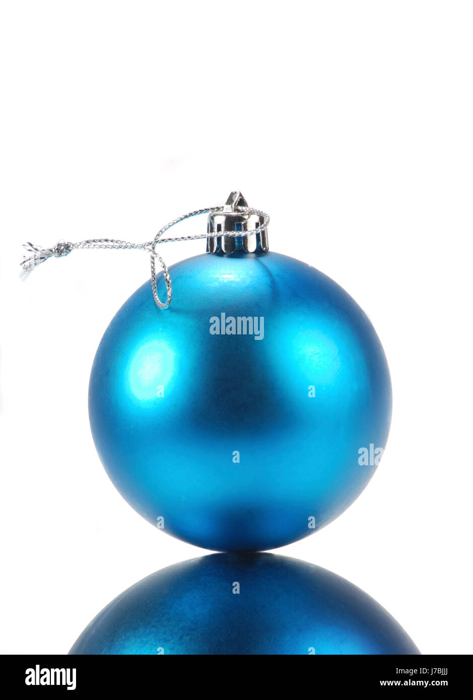 Blue deco decoration Christmas ball ball noël x-mas macro bol bols Banque D'Images