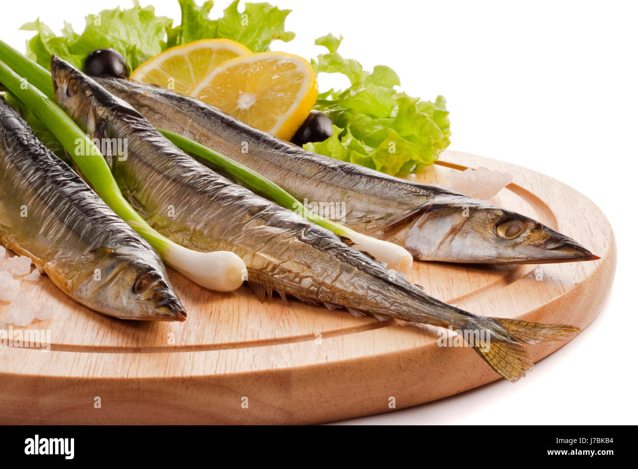 Aliment alimentaire composition isolée libre de fumée fumé olives aliments verts Banque D'Images