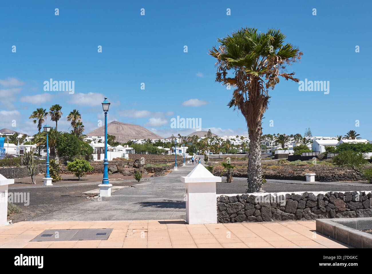 Lanzarote, Playa de Matagorda Banque D'Images