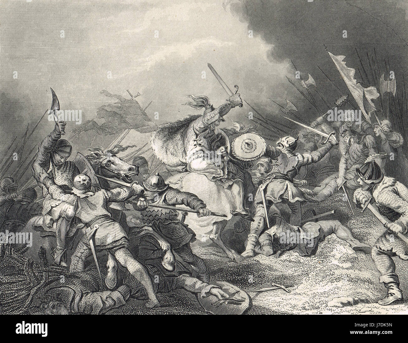 La bataille de Hastings, 1066 Banque D'Images