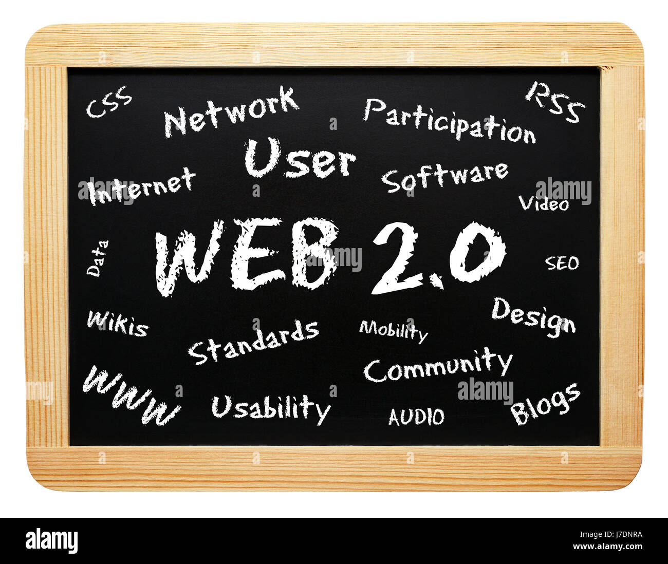 Web 2.0 - concept Banque D'Images