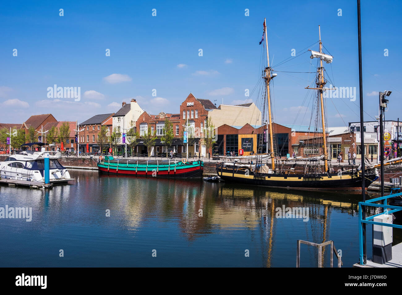 Régénération de l'Humber Dock, Kingston Upon Hull, Yorkshire, Angleterre, Royaume-Uni Banque D'Images