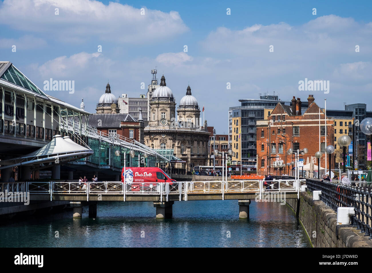 Prince's Dock, Kingston Upon Hull, Yorkshire, Angleterre, Royaume-Uni Banque D'Images