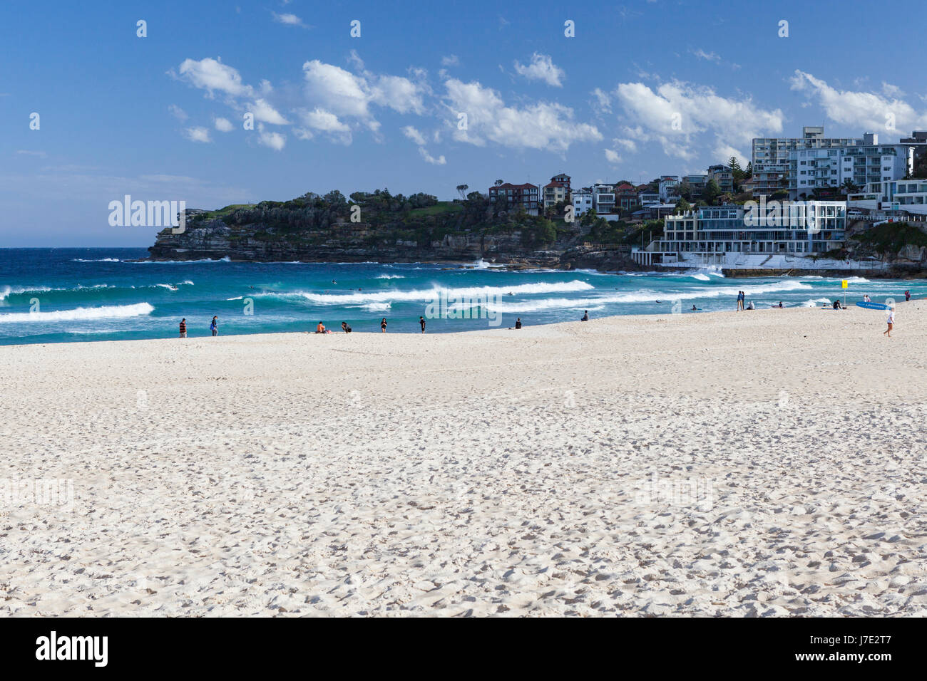 La plage de Bondi, à Sydney. La plage la plus connue de Sydney. Destination touristique. Banque D'Images