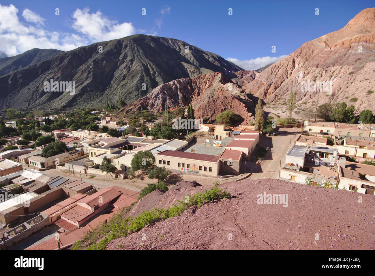 Cerro de los Siete Colores, Purmamarca, Quebrada de Humahuaca, Argentine Banque D'Images