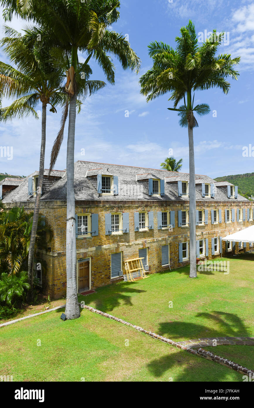Nelson's Dockyard à English Harbour, Antigua, Iles sous le vent, Antilles, Caraïbes, Amérique Centrale Banque D'Images