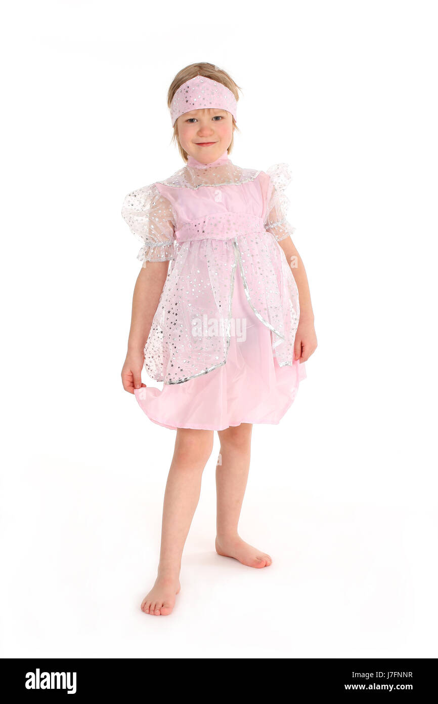 Costume carnaval célébration fête enfant princesse fille filles rire rires Banque D'Images