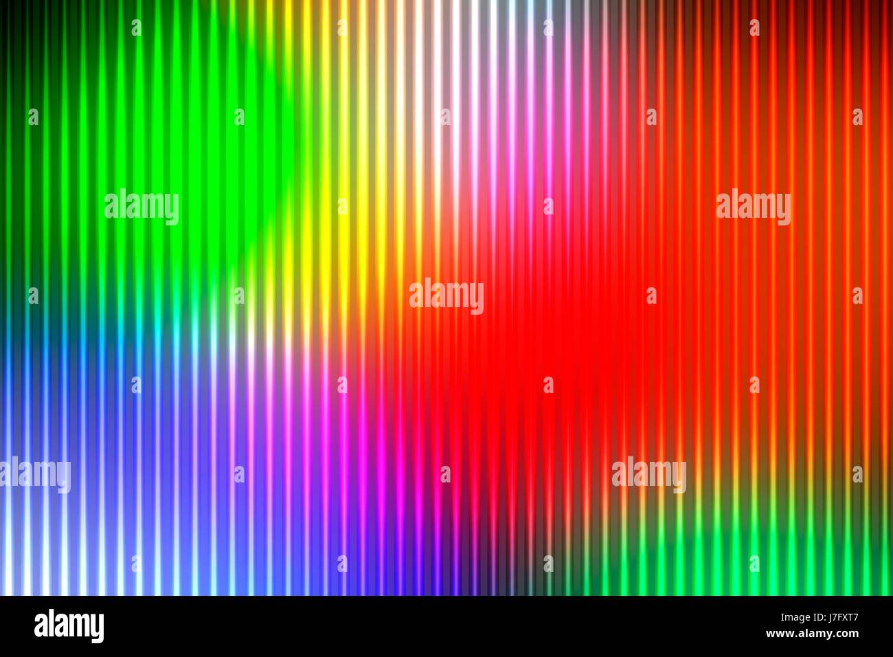 Bleu vert orange rouge flou abstrait avec gradient de fond vecteur lignes de lumière Illustration de Vecteur