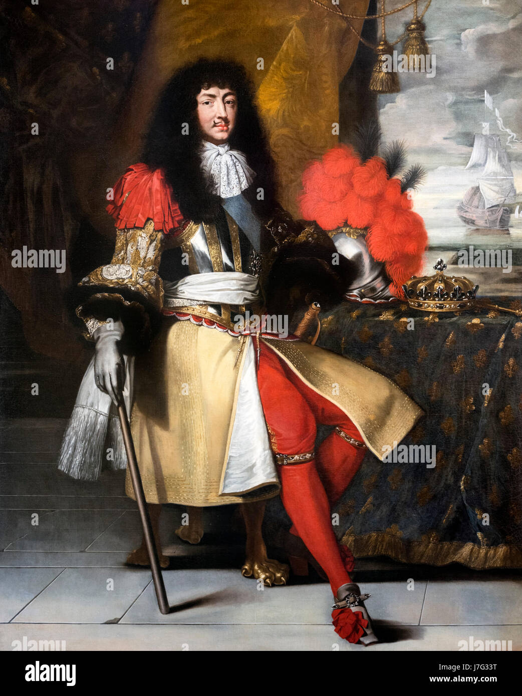 Le roi Louis XIV de France Banque D'Images