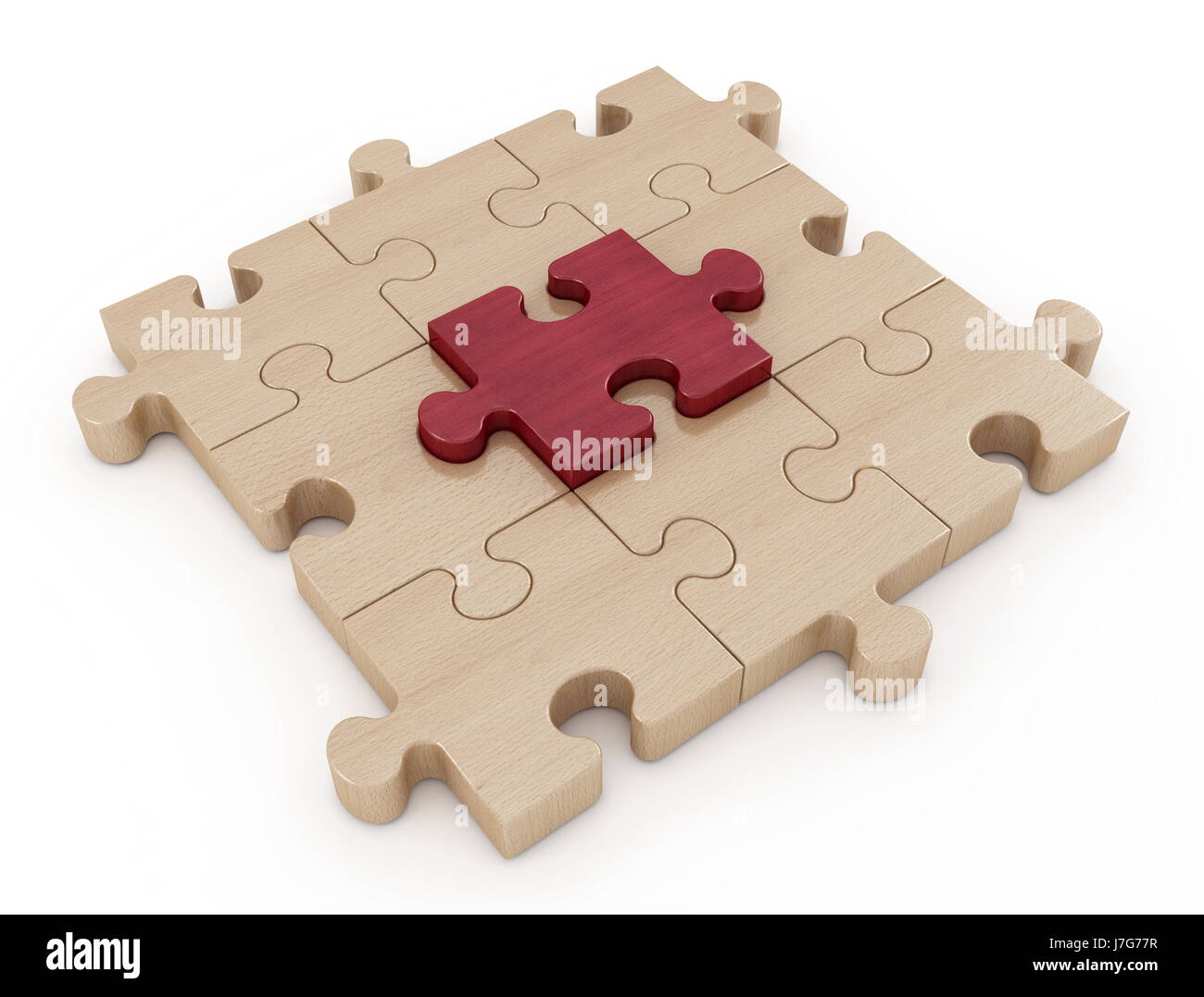 Jeu de l'objet jeu de tournoi jouer joue joué casse-tête Jigsaw Puzzle Banque D'Images