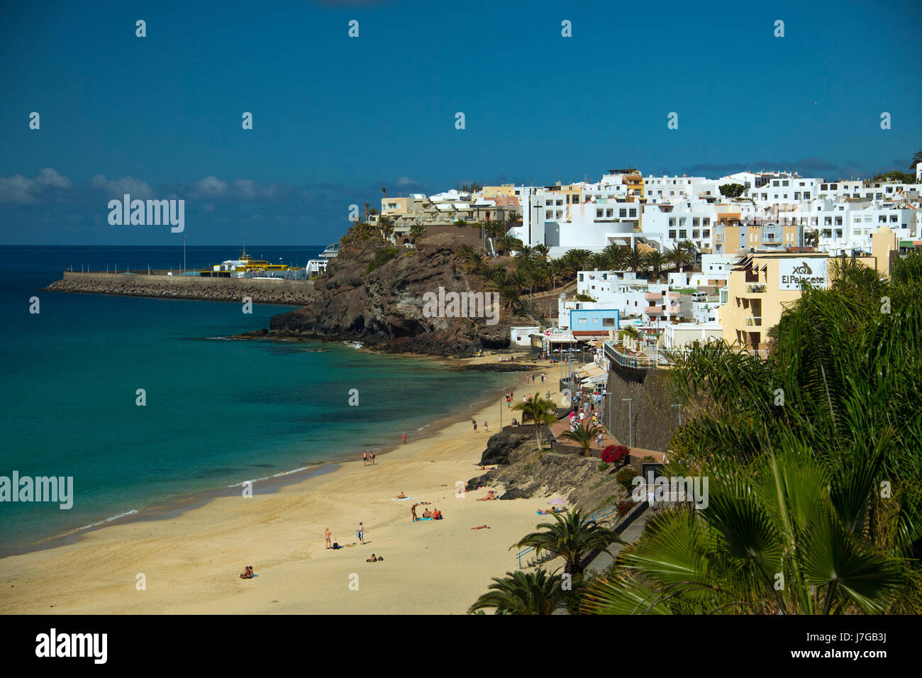 Playa de Jandia, Fuerteventura, Fuerteventura, Îles Canaries, Espagne Banque D'Images