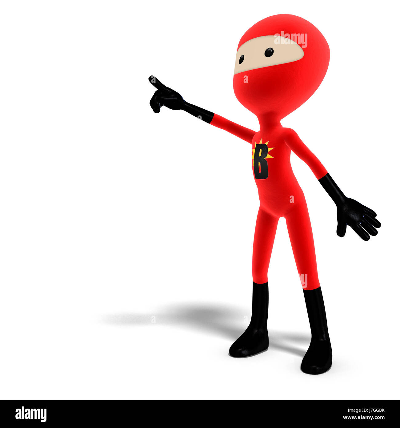 Indiquer la bande dessinée illustration show sweet émotions paquet crusader funny hood Banque D'Images